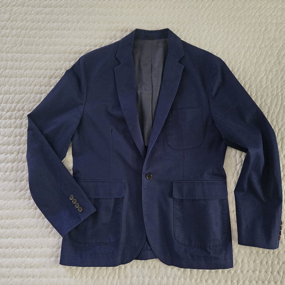 J. Crew Navy Blue Blazer Sports Coat